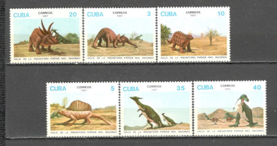 Cuba.1987 Animale preistorice din Parcul national Baconao GC.181 foto