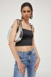Hollister Co. top femei, culoarea negru