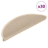 vidaXL Covorașe de scară autoadezive aspect sisal 30 buc. berber