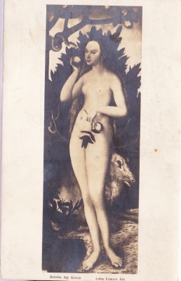 AMS - ILUSTRATA/VEDERE DRESDEN, KGL. GALERIE - LUKAS CRANACH, EVA, NECIRCULATA foto