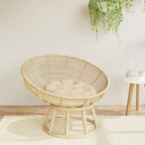 vidaXL Pernă rotundă bej, &Oslash; 60 x11 cm, țesătură Oxford 361943