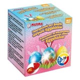 Set Vopsea de Ouă de Paște, 3 Culori, cu Ou de Plastic, Orez și Mănuși, pentru 30 de Ouă, CMCLASS