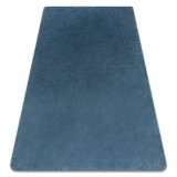 Covor modern de spălat POSH shaggy albastru, antiderapant, gros, 120x160 cm