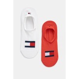 Tommy Jeans sosete 2-pack culoarea rosu, 701228224