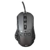 Mouse gaming White Shark Ector, Iluminare RGB, 12400 DPI, Negru