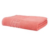 Prosop Bumbac 100% 70x140 cm, 550 g/mp, Dublu Fir, Soft, Somon - Calitate Hoteliera, Rezistent, Absorbtie Maxima