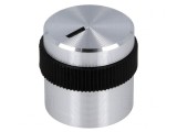 Buton Rotativ Aluminiu Plastic 4mm
