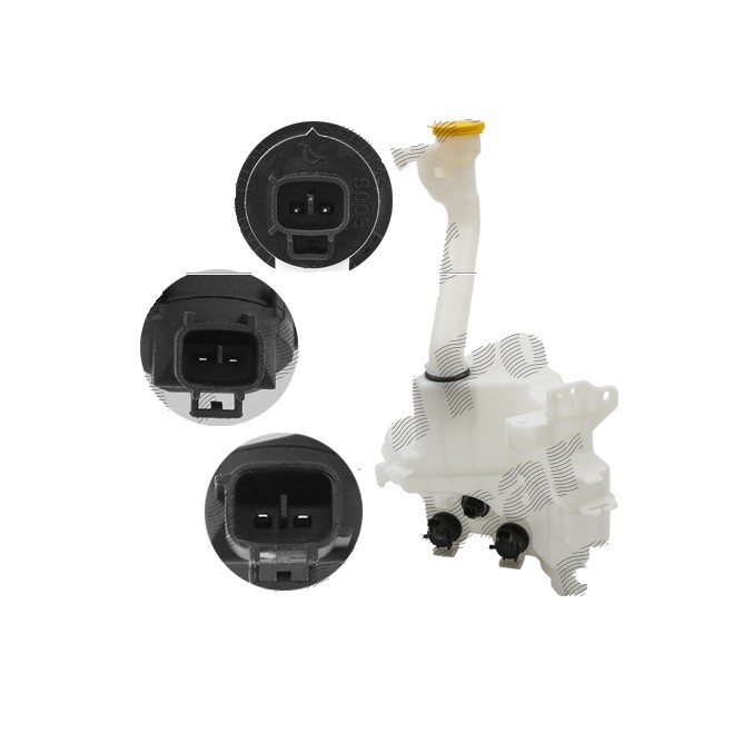 Rezervor spalator parbriz SUBARU IMPREZA, 05.2016-; XV, 04.2017-;, Gat de umplere cu capac, cu 2 pompa spalators, Cu senzor nivel lichid