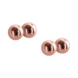Cleme magnetice pentru sf&acirc;rcuri NS NOVELTIES Bound Nipple Clamps, ajustabile, material fier cu silicon, culoare roz auriu