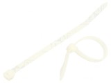 Colier de str&acirc;ngere 120mm x 4,8mm poliamidă naturală