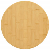 VidaXL Blat de masă, &Oslash;50x1,5 cm, bambus