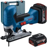 Bosch GST 185-LI - Fierastrau pendular cu 2 acumulatori Li-Ion 18 V 4 Ah valiza plastic