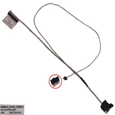 Cablu video LVDS Laptop, Dell, Inspiron 14Z 5423, 50.4UV05.101, 50.4UV05.102, 04MYD7, 4MYD7 foto