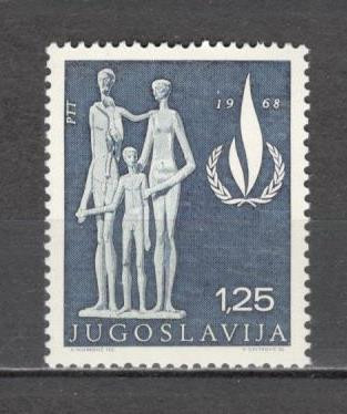 Iugoslavia.1968 Anul international al drepturilor omului SI.275 foto