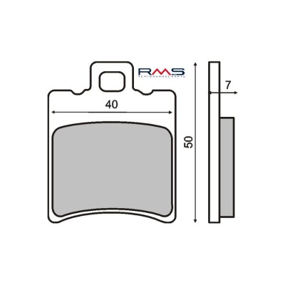 MBS Placute frana Minarelli/Piaggio/Honda/Peugeot etc. MCB674, Cod Produs: 225100190RM foto