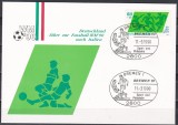 Germania 1990 - C.M. de fotbal Italia, FDC,, Nestampilat