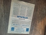 PROGRESUL STEAUA, 15 MAI 1986 * SFERTURI DE FINALA, CUPA ROMANIEI *** PROGRAM JOC , SEMNAT DE UNUL DINTRE JUCATORI