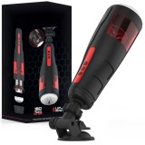 Masturbator Automat Vagin, 10 Moduri de Rotatie, 10 Moduri de Impingere, Unghi Reglabil 180&deg;, Ventuza Puternica, Silicon Medical, Fara BPA, Rezistent