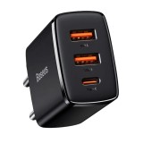 Incarcator retea QC3.0 30W BASEUS CCXJ-E01 USB-C + 2x USB-A