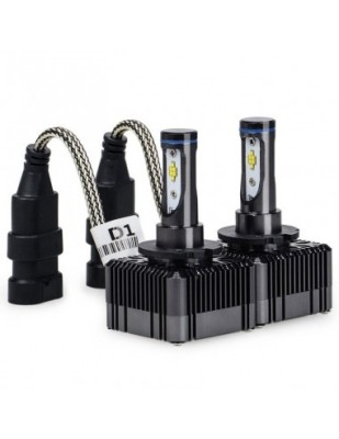 Set 2 leduri D1S pentru far auto 72W Chip Cree 8000 Lm 12V foto