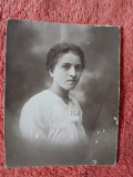 Fotografie tip CDV, tanara, 1916