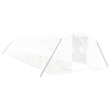 Cumpara ieftin Sera cu cadru din otel, alb, 36 m&sup2;, 12x3x2 m