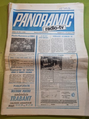 panoramic radio tv 6 -12 ianuarie 1992 foto