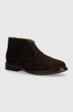 Gant pantofi de piele intoarsa St Fairkon barbati, culoarea maro, 29643758 G399