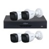 Kit supraveghere basic Dahua 4 camere 5MP, IR 30m, lentila fixa 2.8mm, DVR 4 canale, inteligenta artificiala SafetyGuard Surveillance