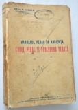 Manualul penal de audienta - codul penal si procedura penala 1936