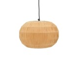 Cumpara ieftin Lustra Ozelia maro din hartie presata si fier 33x33x122 cm