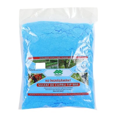 Ingrasamant universal Sulfat de cupru tip MIF, granule, 1 kg foto