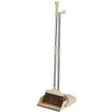 Set matura si faras cu coada, flippy, pentru uz casnic, plastic/otel, maro/bej, depozitare verticala, 26x25.5x83 cm