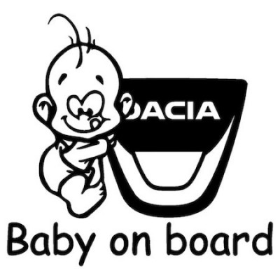 Baby on board Dacia foto