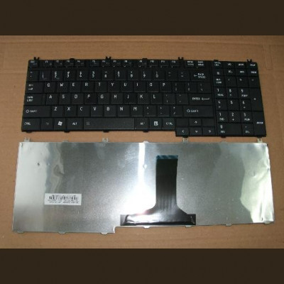 Tastatura laptop noua TOSHIBA Satellite A500 L500 F501 P505 BLACK OEM US foto