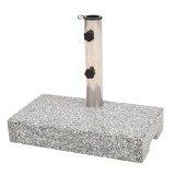 VidaXL Suport umbrelă de soare Granit Dreptunghiular 25 kg 43725