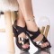 Sandale fara toc augusta gun piele ecologica, 36