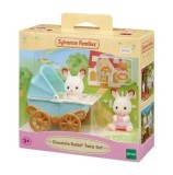 Cumpara ieftin Set figurine Epoch Sylvanian Families - Gemenii iepuras cu carucior