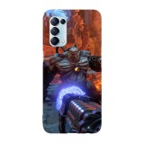 Husa compatibila cu Oppo Find X5, Viceversa, model Gameplay Doom, Silicon, TPU, Transparent, Carcasa
