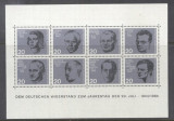 Germany Bundes 1964 Assassination Attempt on Hilter perf. sheet Mi.B3 MNH DA.182, Nestampilat