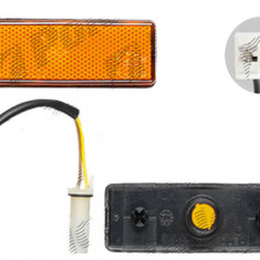 Lampa semnalizare aripa Iveco Daily, 03.1990-12.1998, cu suport bec; cu cablaj, 4347159, Stanga = Dreapta