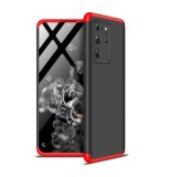 Husa Samsung Galaxy S20 Ultra 360 Full Body 3in1 Negru Rosu Protectie Completa