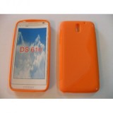 HUSA SILICON S-LINE HTC DESIRE 610 ORANGE