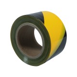 Cumpara ieftin Rola banda delimitare santier, Negru / Galben, 75 mm x 200 m