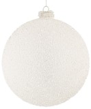 Glob brad Craciun sticla alba Freeze &Oslash; 20 cm