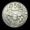 Noua Caledonie 5 Franci CFP 2011 KM#16 XF Moneda Străină