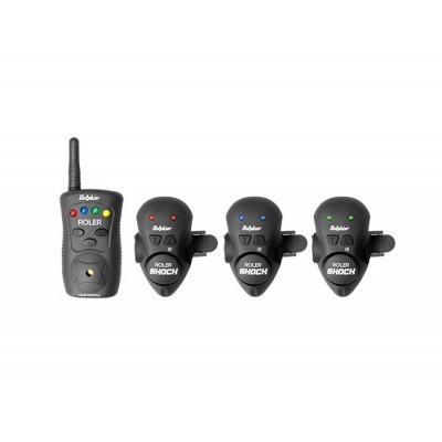 Set avertizori/senzori Delphin ROLER SHOCK, 3+1, cu vibratie, cu montare pe lanseta foto