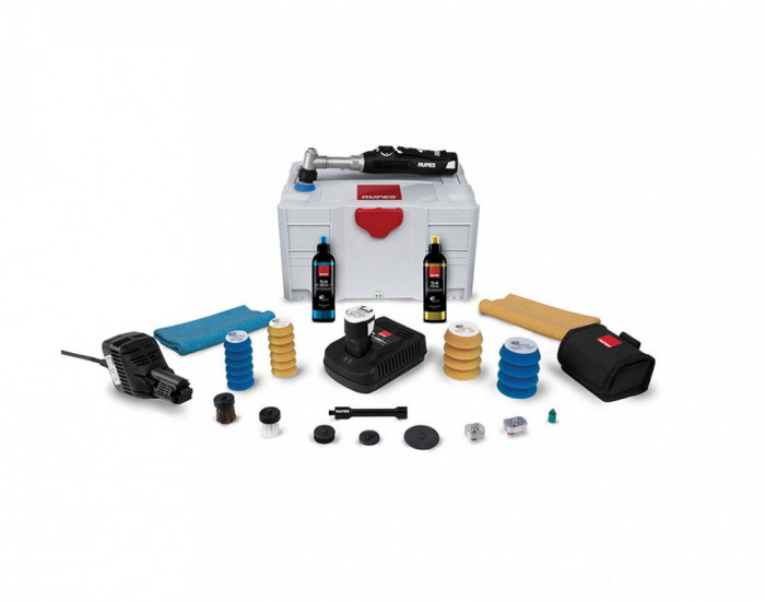 Kit Deluxe Masina Polish Rupes iBrid Nano Polisher, Short Neck