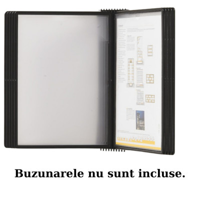 Display Perete (suport Pentru 20 Buzunare A4), Probeco-easymount - Antracit foto