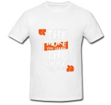 Tricou &quot; The more you learn, the more you earn &quot;